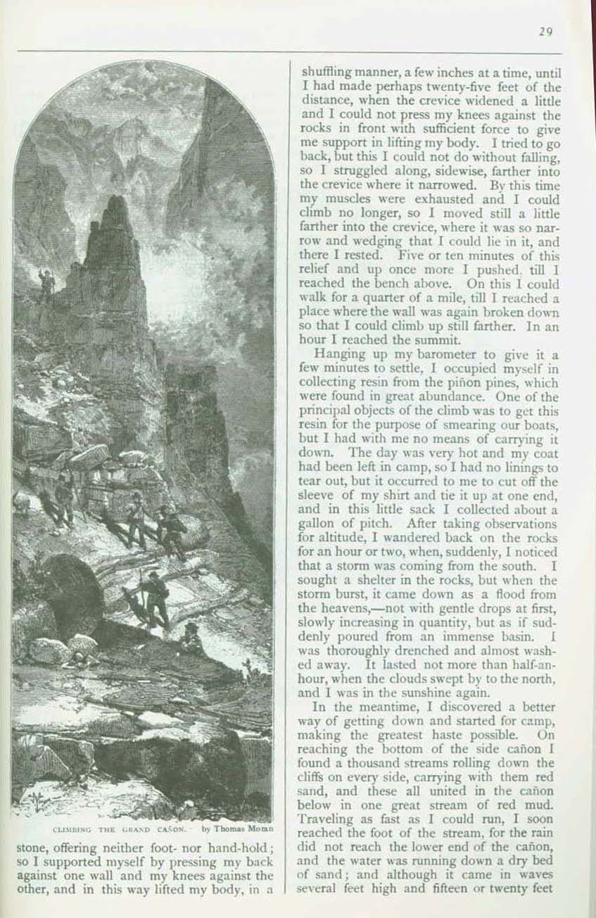 THE CA&Ntilde;ONS OF THE COLORADO-- the 1869 discovery voyage down the Colorado River. vist0059f
